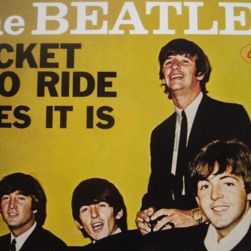 The Beatles' “Ticket To Ride / Yes It Is” single cover