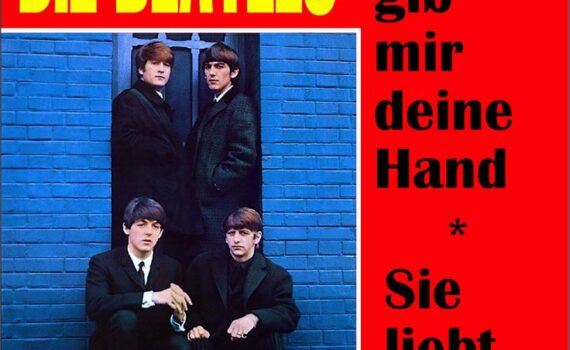 The Beatles "Komm gib mir deine Hand - Sie liebt dich" single cover